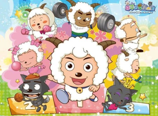 Học tiếng Trung qua phim hoạt hình Cừu vui vẻ và sói xám