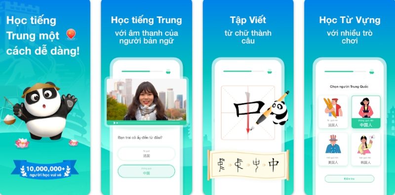 Học tiếng Trung qua app mang lại nhiều lợi ích