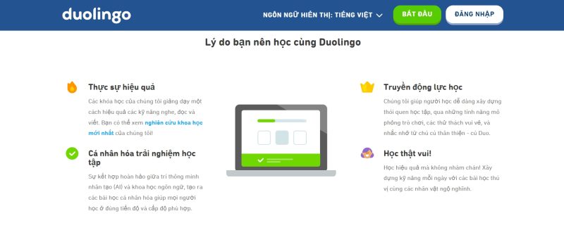 Lý do bạn nên học cùng Duolingo