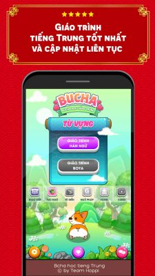 Game Bucha học từ vựng tiếng Trung