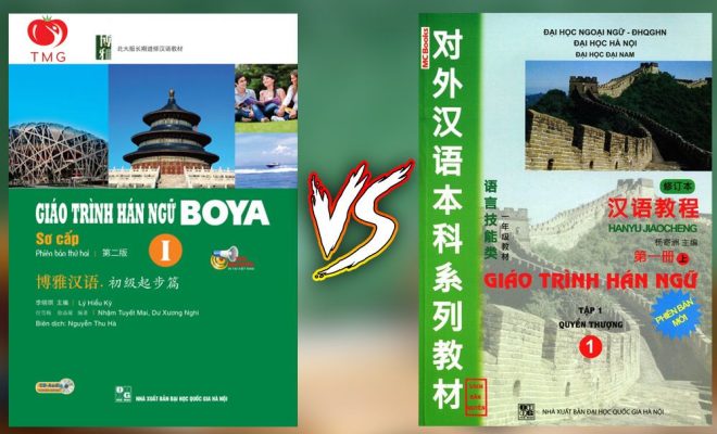 So sánh giáo trình Boya và giáo trình Hán ngữ