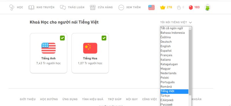 Duolingo được xem là ứng dụng học ngoại ngữ quốc dân